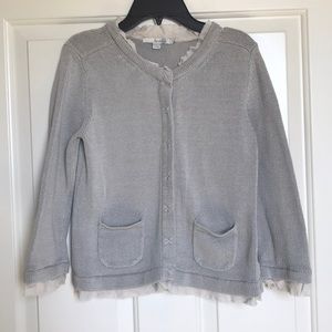 Boden silver cardigan